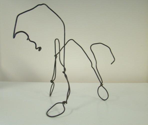 Black Stallion wire art