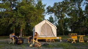 If a tent doesn't appeal, there are lots of other camping options at Nebraska's state parks