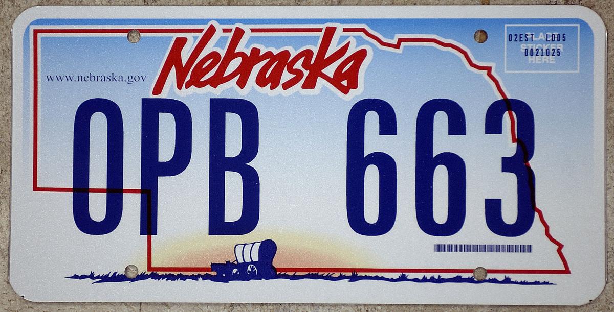 Nebraska unveils it's new license plate for the next 6 years the
