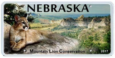 Nebraska mountain lion plates