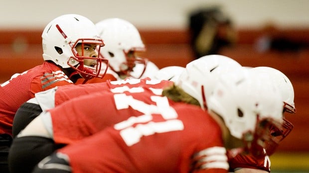 First Nebraska football spring practice, 3.2.13