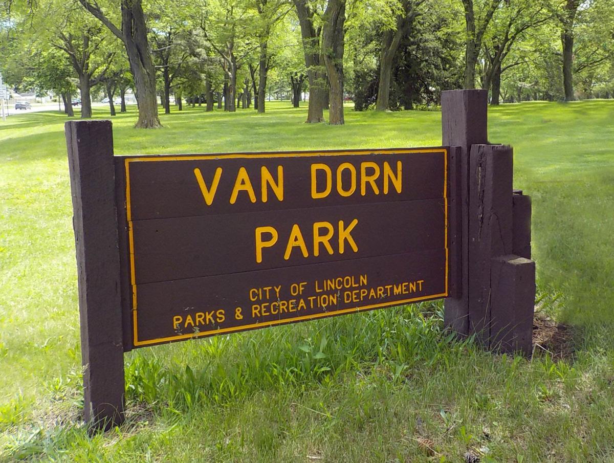 Van Dorn park sign