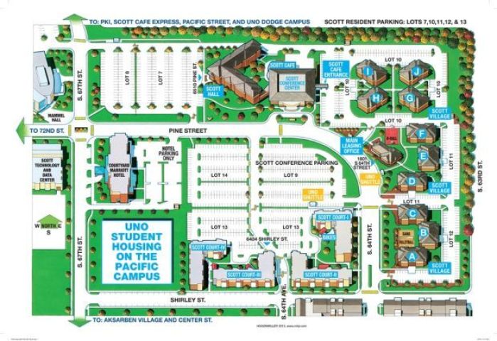 University Of Nebraska Omaha Campus Map