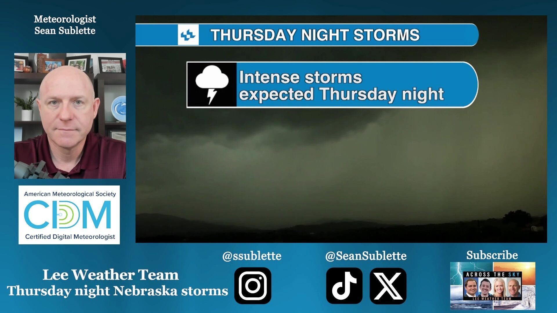 Severe storms expected again in Nebraska Thursday night - Vimarsana News
