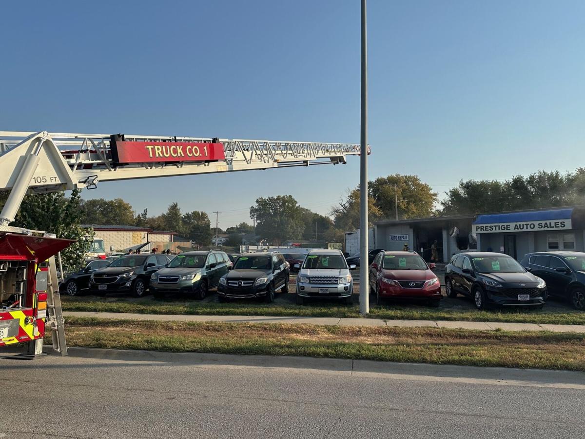 Northwest Lincoln car lot fire causes significant damage to business