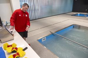 Nebraska's training room aims at player recovery — with pools and $30,000 treadmills
