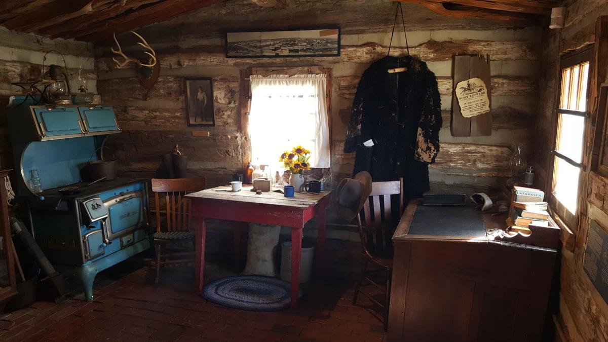 Inside the Pony Express Station Museum in Gothenburg