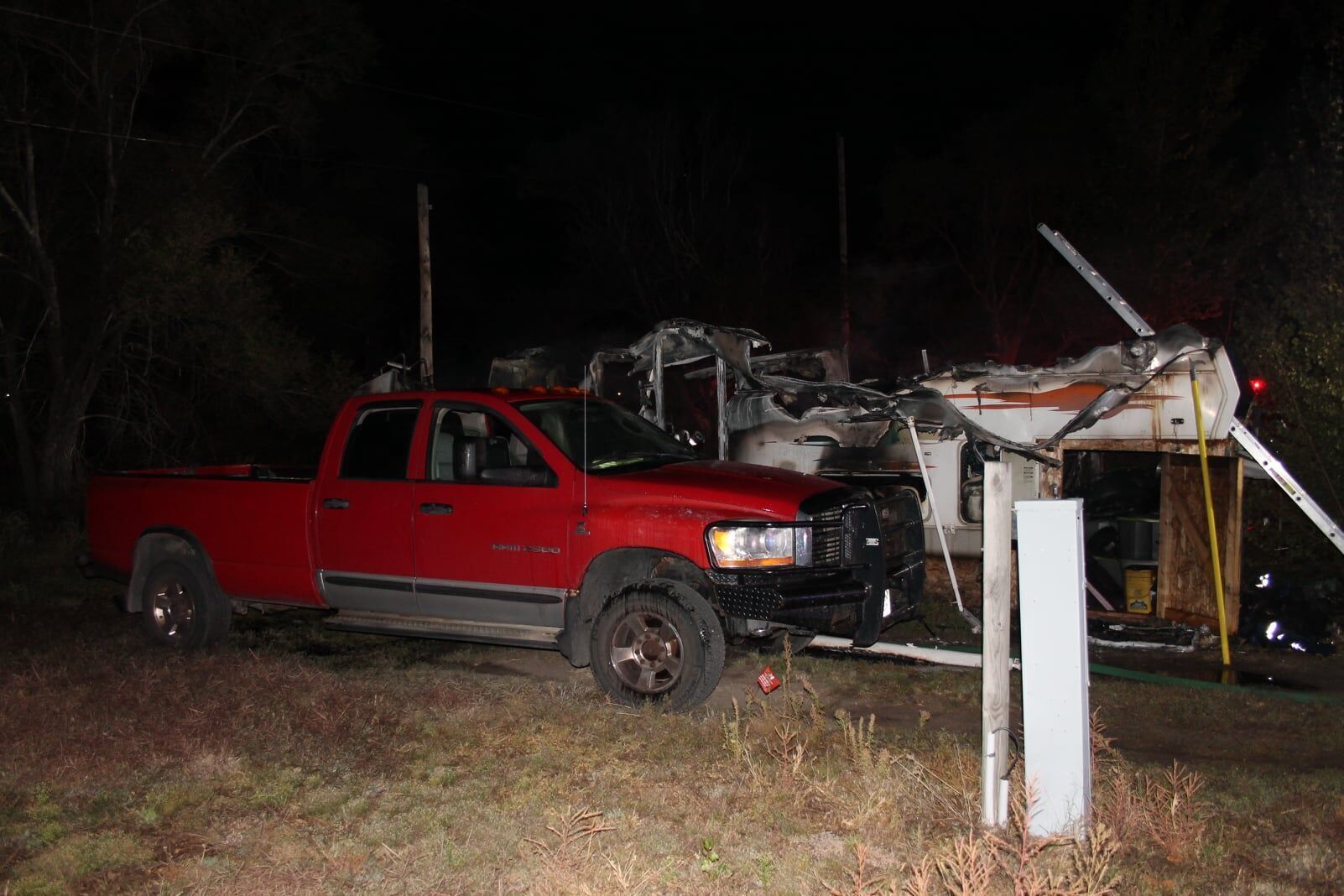 One person dead after camper fire in Sutherland