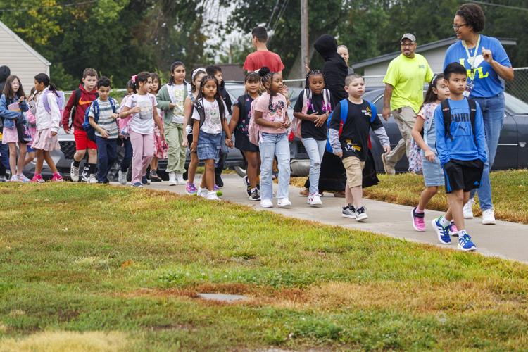 West Lincoln Elementary School first day, 8.12