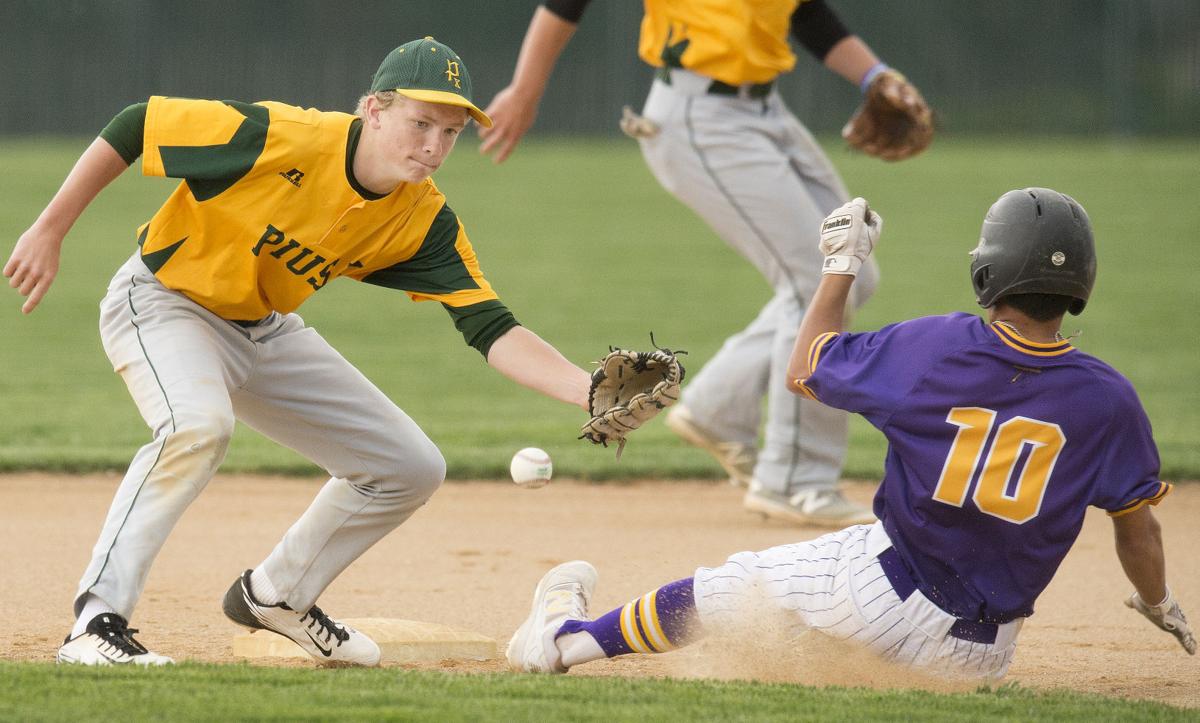 Bellevue West vs. Pius X, prep baseball, 4.26.16