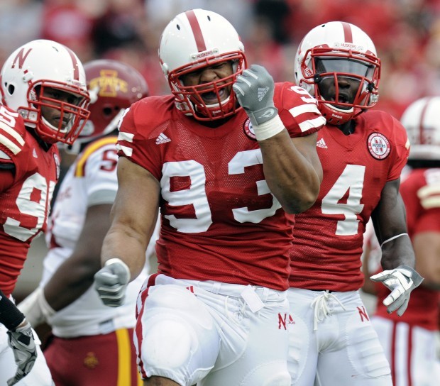 Ndamukong Suh Nebraska Huskers Unsigned On-Field Photograph