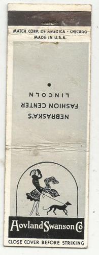 Hovland matchbook