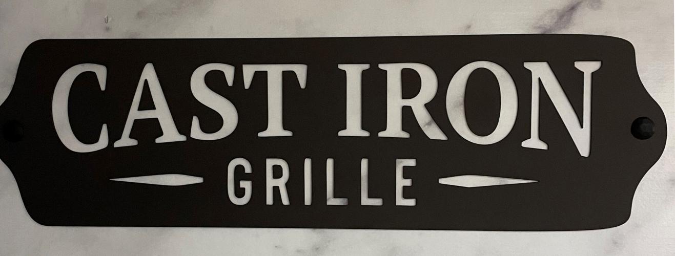 Cast Iron Grille sign