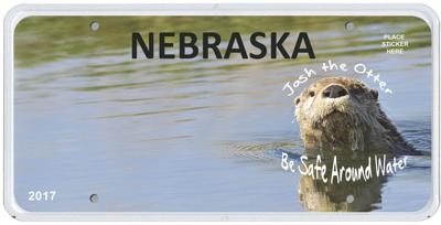 Josh the Otter specialty plate