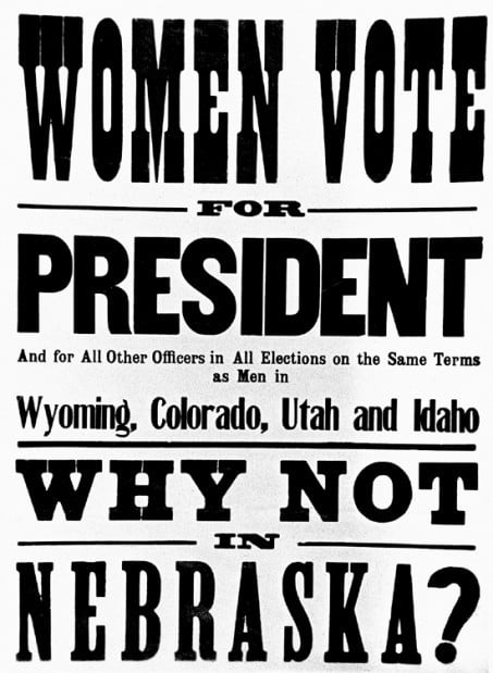 Woman Suffrage Was A Long Fought Battle In Nebraska Misc - 