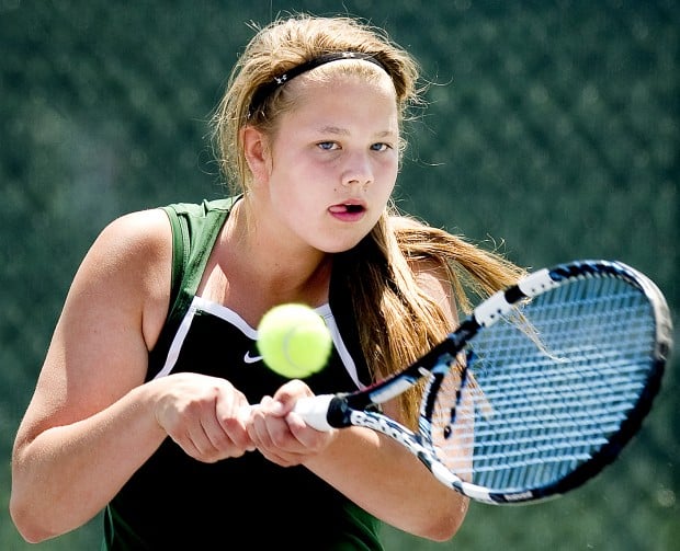 State Tennis Miller Wins No 1 Singles Omaha Skutt Is Class B Team