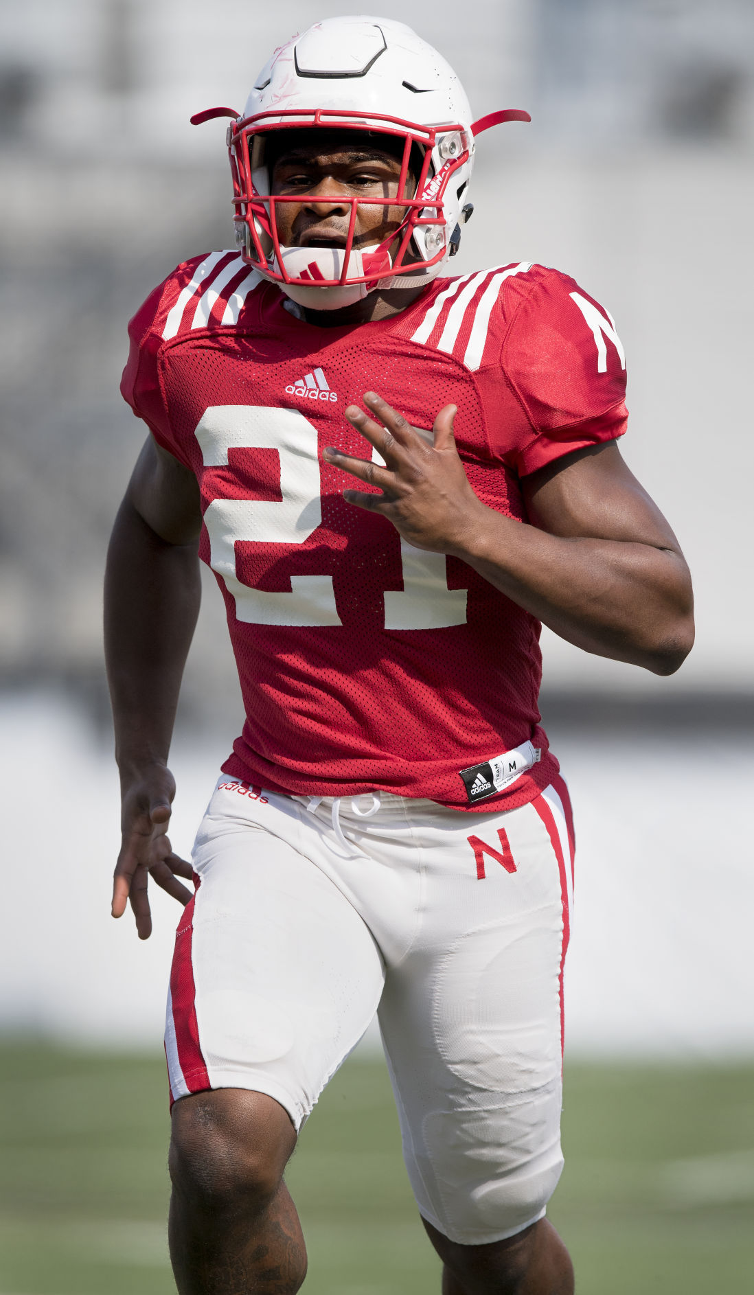 Nebraska football practice, 9/12/17