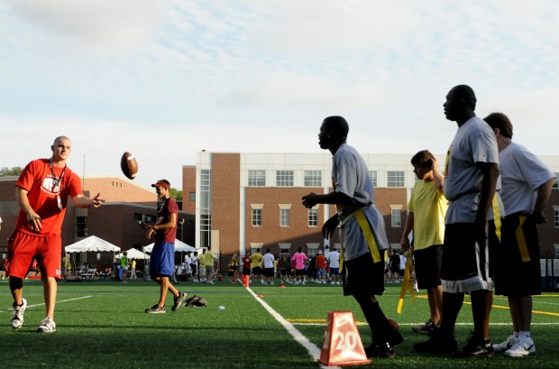Special Olympics -- football clinic