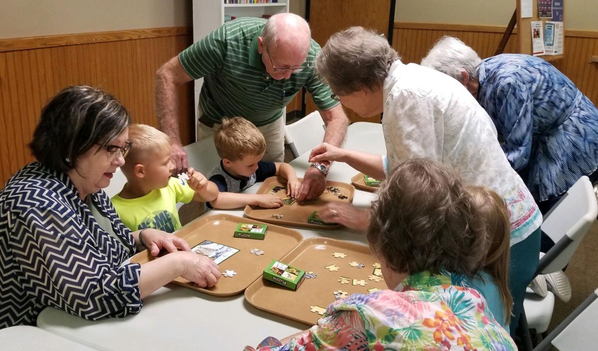 Seniors engage youngsters