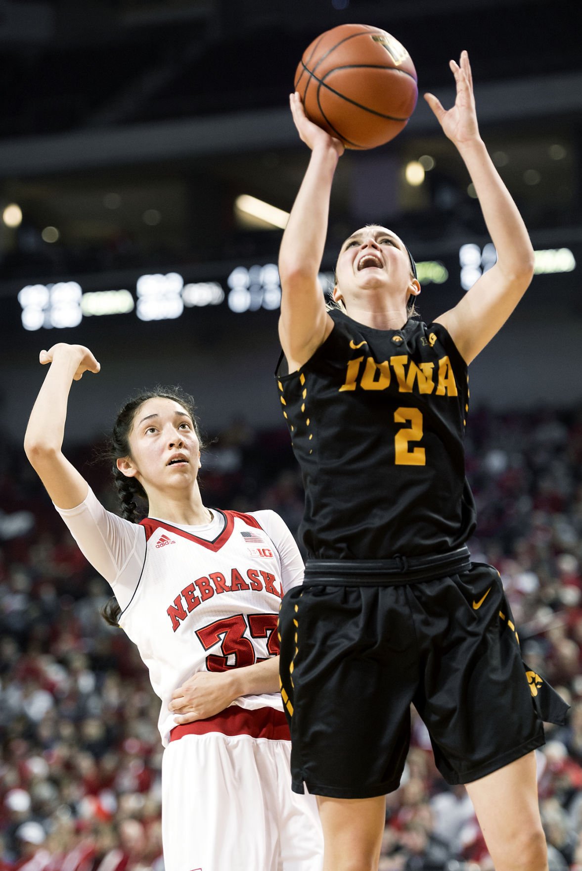 Women's basketball: Iowa edges Huskers to open Big Ten play | Women's