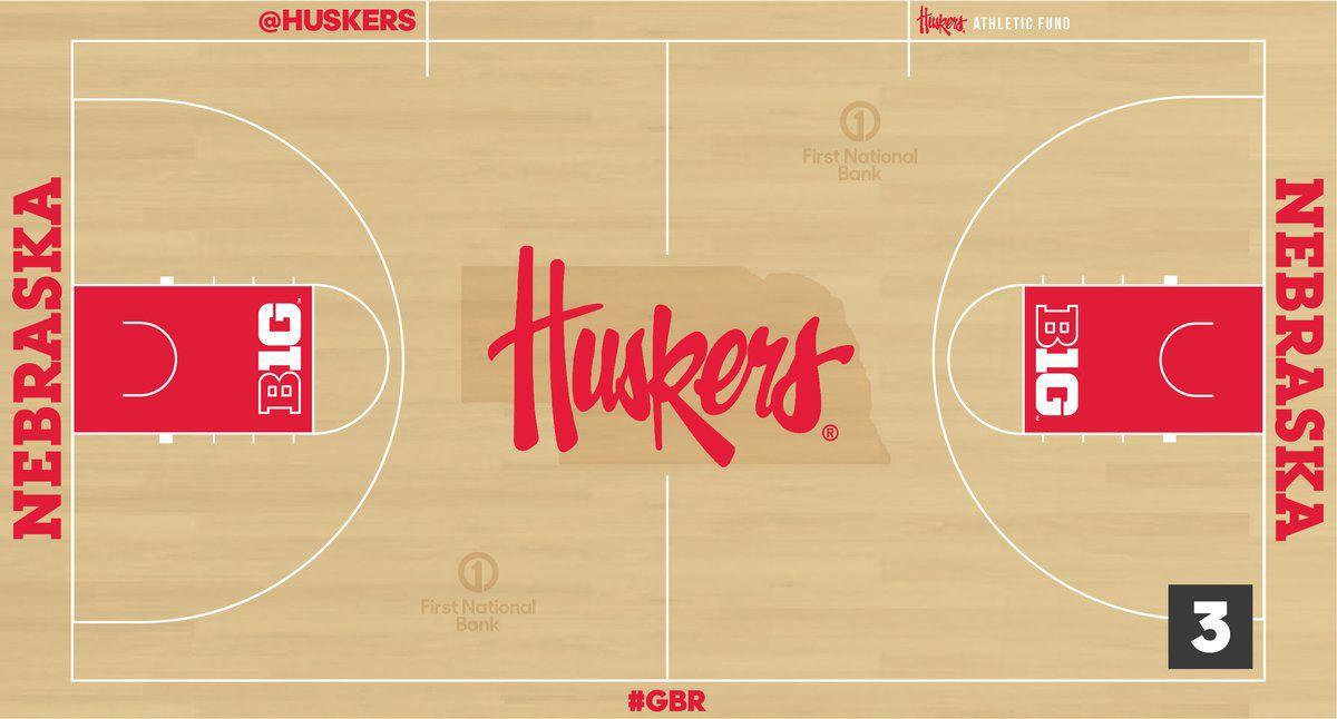 Nebraska releases new basketball court options for fan vote Men's