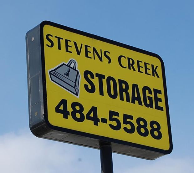 Stevens Creek Storage Sign