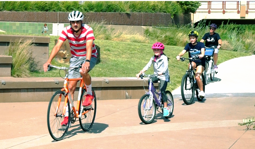 Biking family