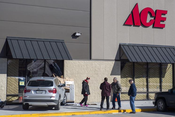 No injuries after car drives into Lincoln hardware store