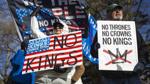 Hundreds line Nebraska Parkway for Lincoln's third No Kings protest