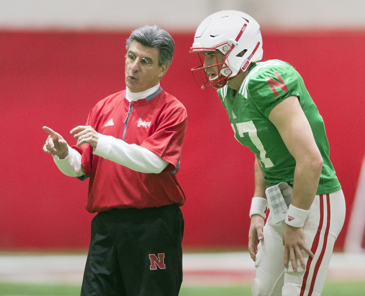 Nebraska football practice, 4/3