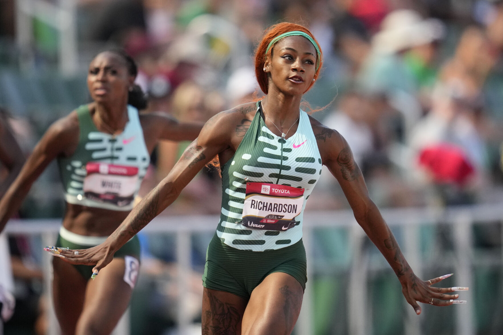 Sha'Carri Richardson wins 100 meters at US championships