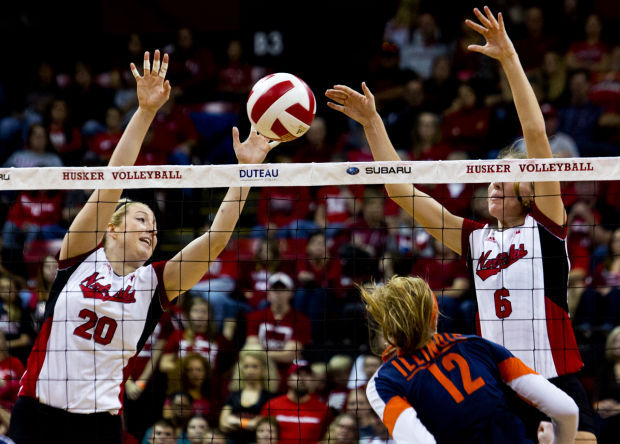 Illinois vs. Nebraska Volleyball, 10.18.14