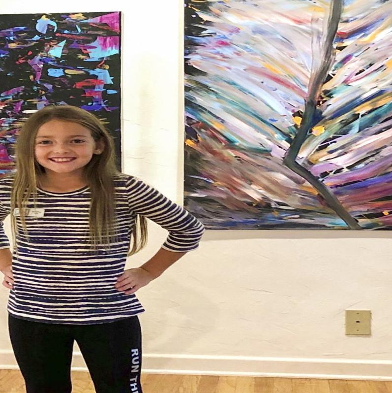 Cindy Lange Kubick A Solo Art Show For Luna Lover Of Paint