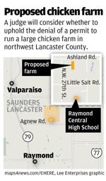 Proposed chicken farm northwest Lancaster County