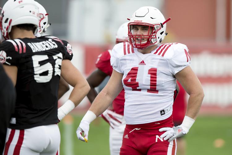 Nebraska football practice, 10/11