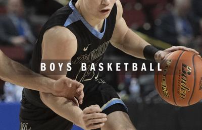 High school boys basketball logo 2