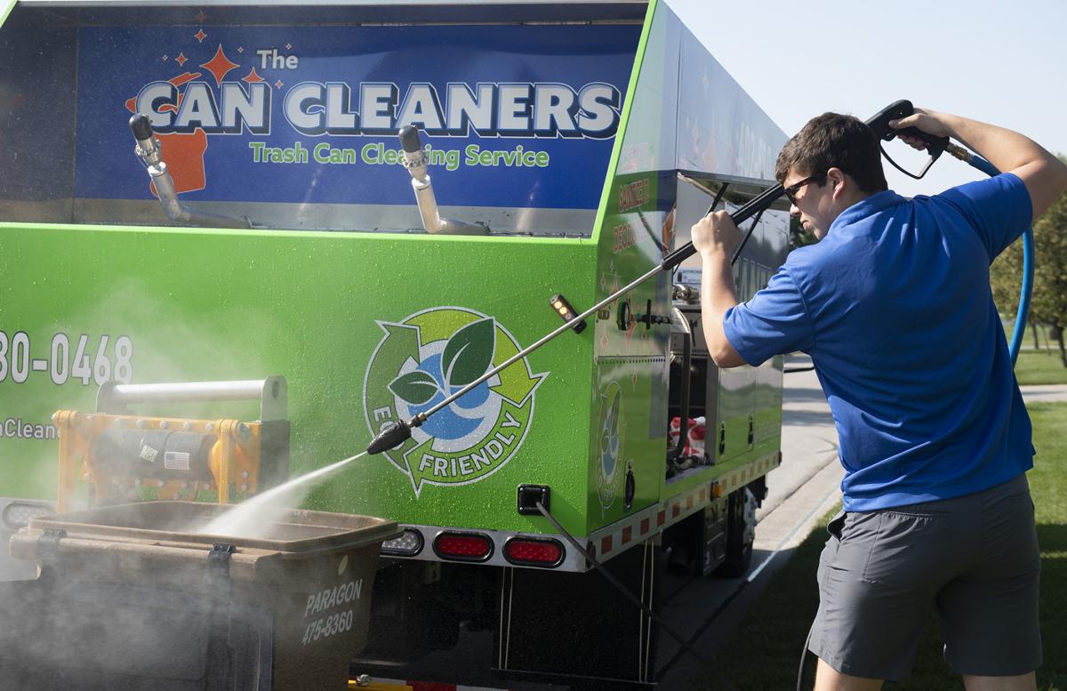 Watch UNL student starts trash can cleaning business