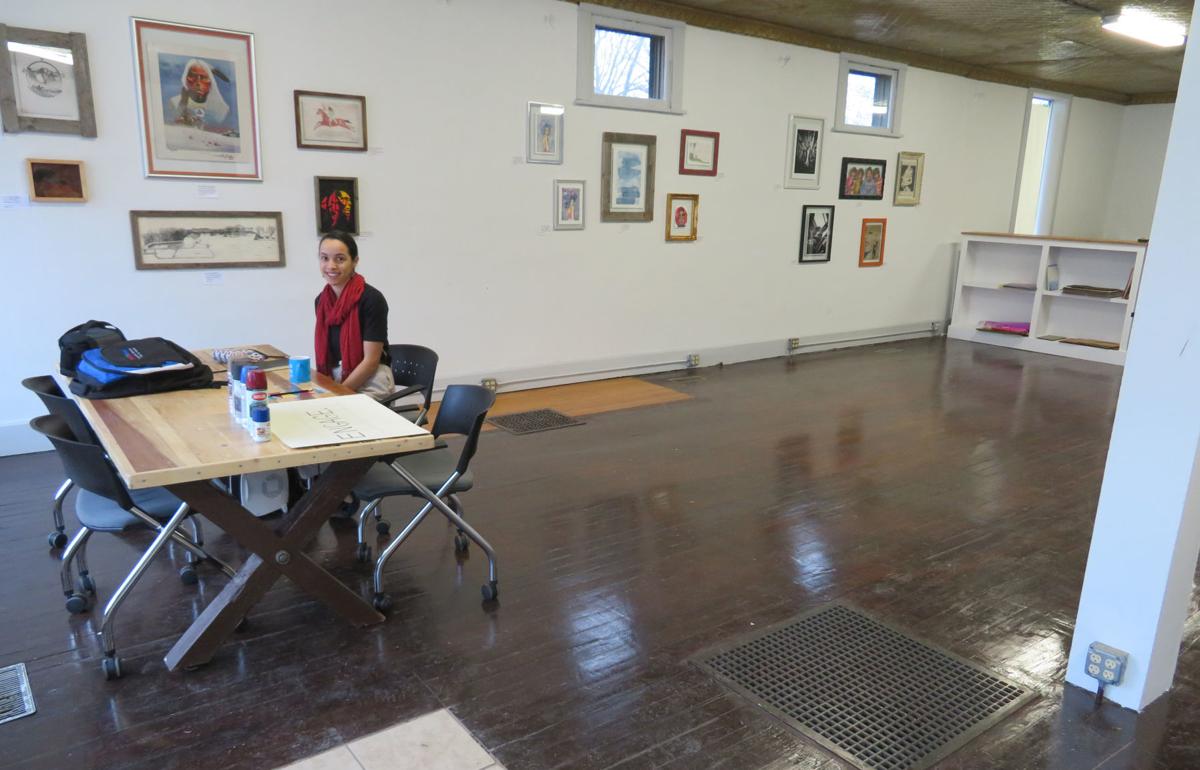 Kat Wiese inside Art Hub