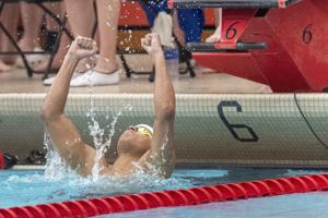 Boys state swimming: Jadeon Carter gets his 'amazing' championship moment