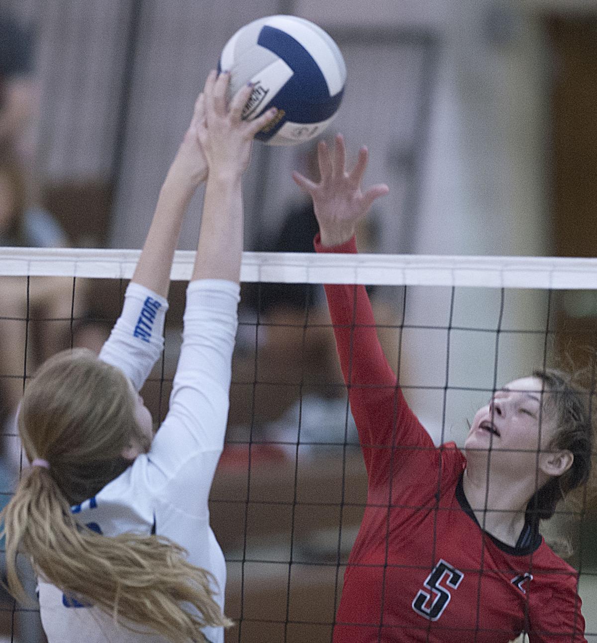 Photos Lincoln High vs. Lincoln East volleyball