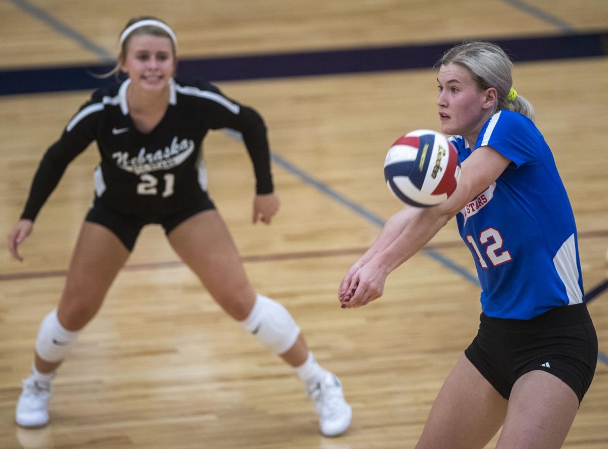 Nca All-stars Volleyball Match Gives Teammates A New Look At Each Other Including A Pair Of Future Huskers High School Volleyball Journalstarcom
