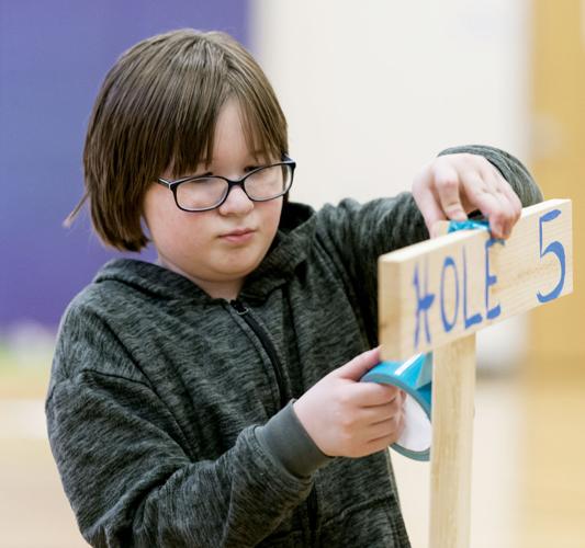 CLC miniature golf camp at Goodrich Middle School