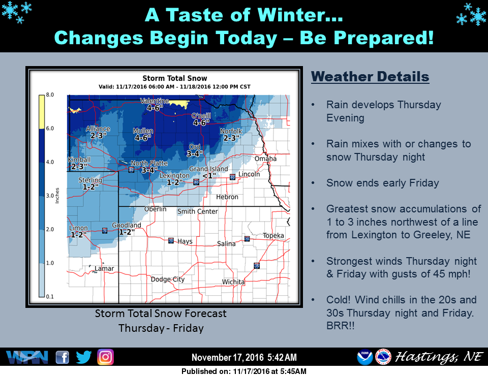 Snow falling in NW Nebraska, a day after Lincoln hits 80 Local