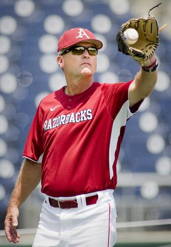University of Arkansas baseball coach Dave Van Horn, 6.14.12