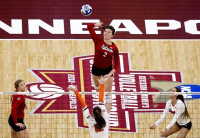 Nebraska volleyball vs. Illinois, 12.13