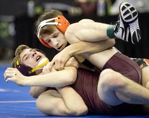 Hastings' Laux has sights on third straight wrestling title — then baseball will take over