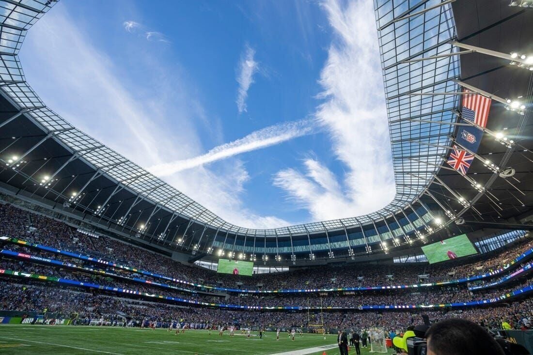 Tottenham Hotspur Stadium hosts its first NFL event