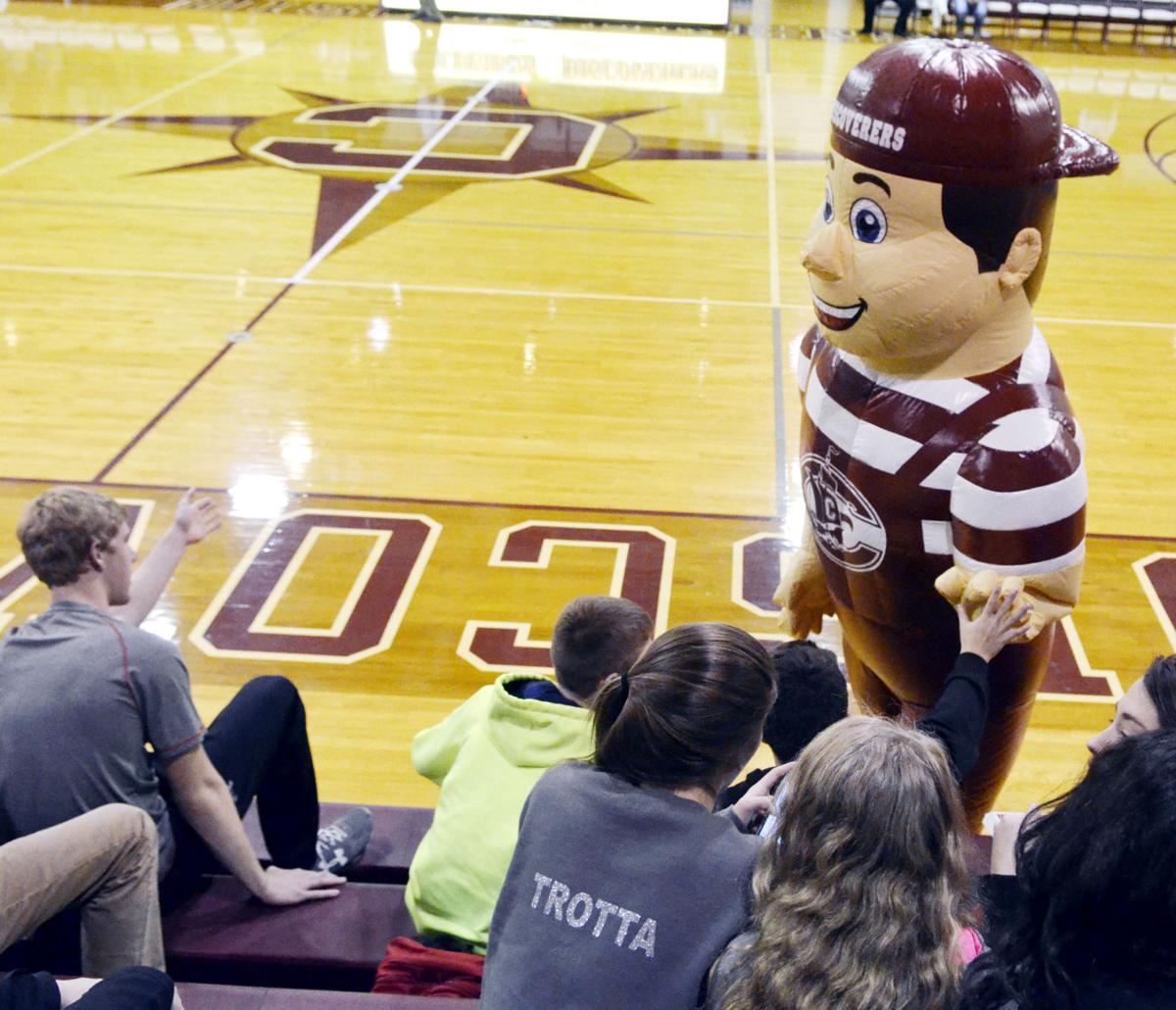 Students Suit Up As High School Mascots In Columbus Nebraska