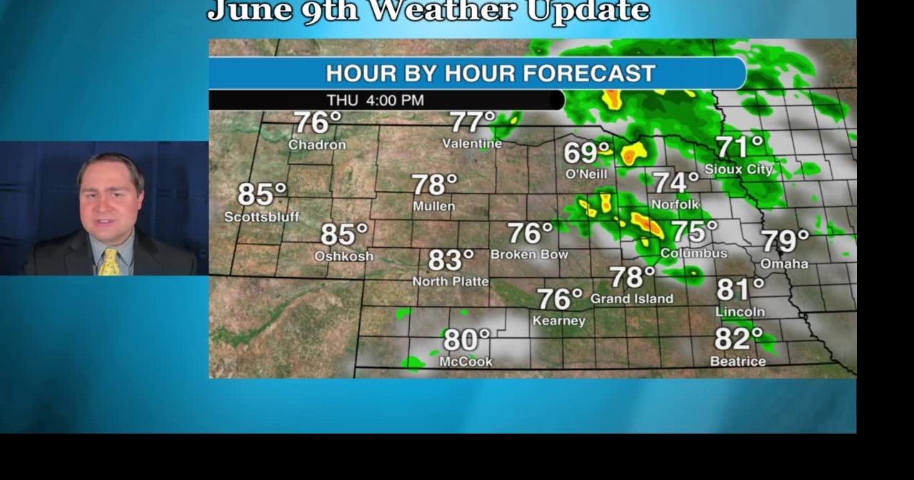 Thursday, June 9 weather update for Nebraska