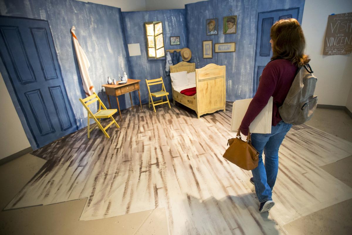 Unl Art Students Convert Van Gogh S Bedroom To Study Lounge Photo Op Education Journalstar Com,Kitchen Curtains For Small Windows